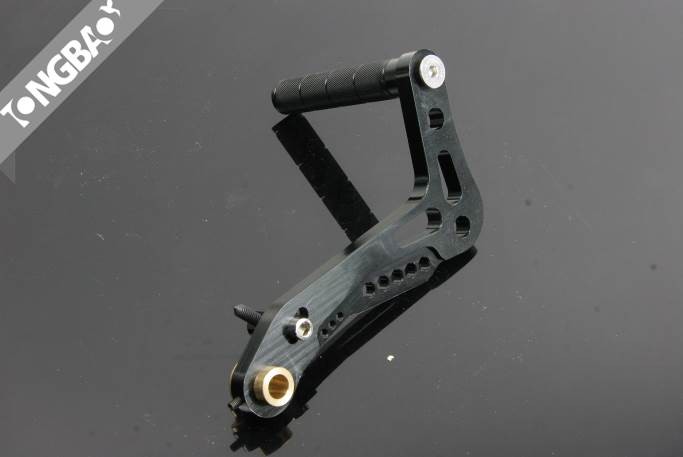 Black Anodized Aluminium Pedal