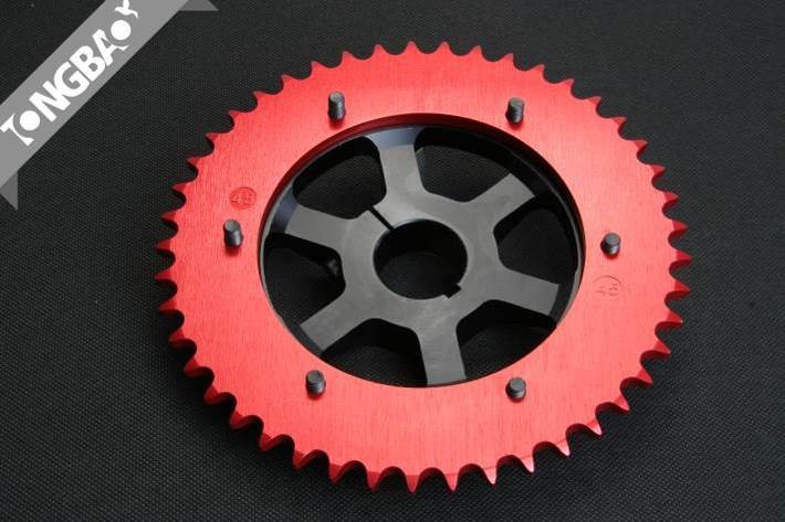 Traditional Red Anodized Sprocket