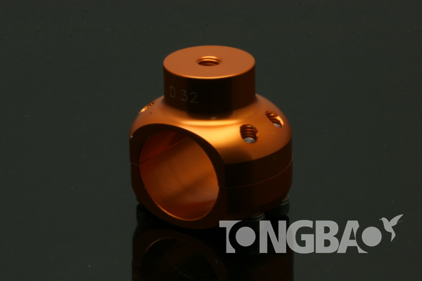 Orange Anodized Aluminium Support