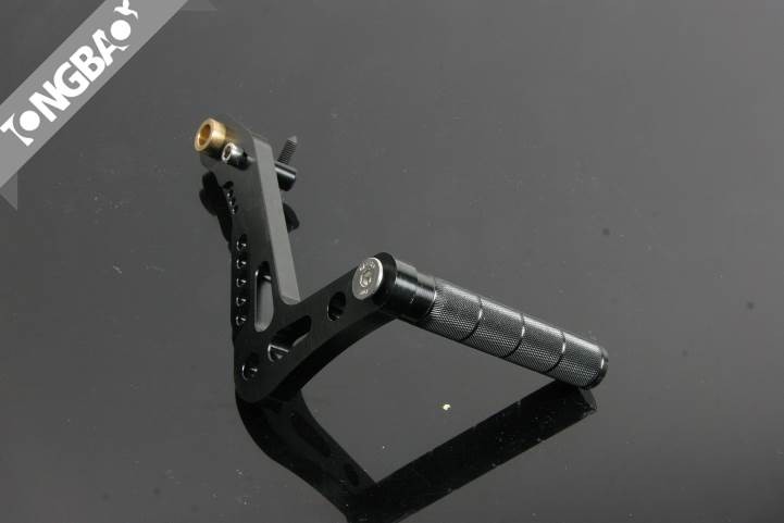 Pedal Aluminium Anodized Hitam