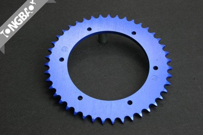 Sprocket Anodized ສີຟ້າ