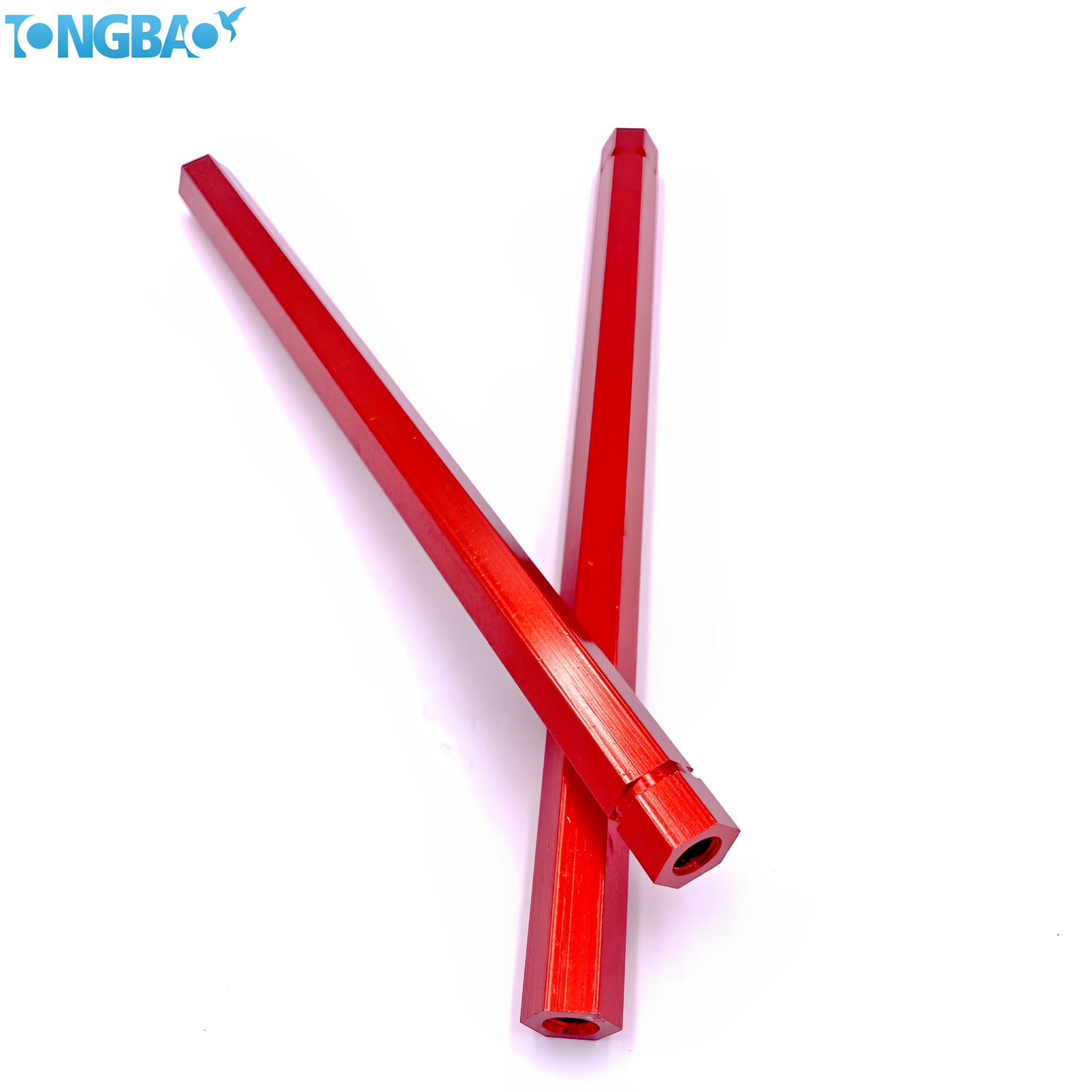 China Color Anodized Aluminium M8 Hex Tie Rod For Racing Go Kart