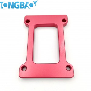 OEM Aluminum Anodize Oxidation Engine Plate with Black/Red/Blue for Go Kart