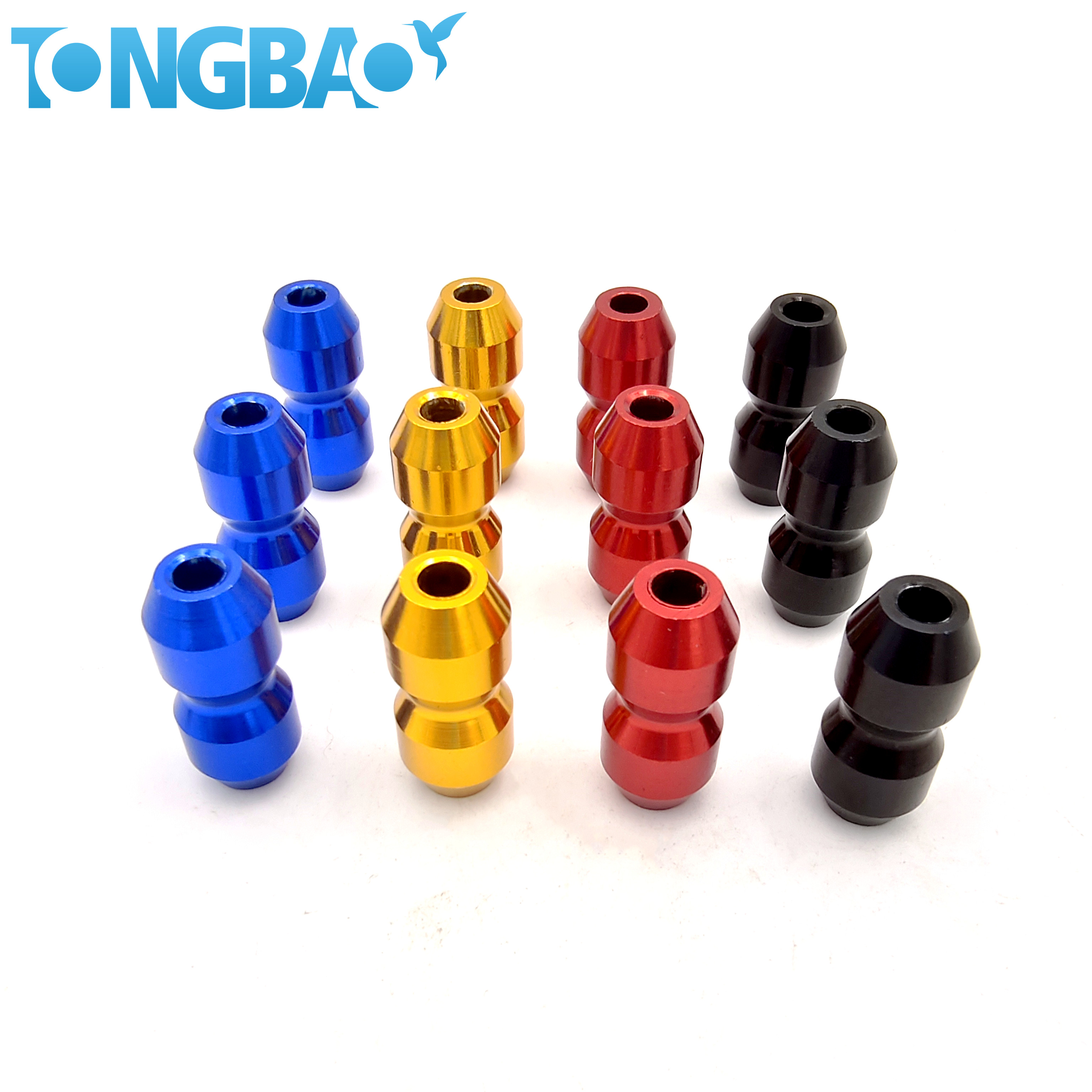 Aluminum Customizable Cable Clamp for Kart Black/ Gold/Red /Blue/Silver /Titanium