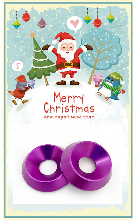Black Friday Big Promotion 20% Off Aluminum 18*6*4.5 Green/Purple Countersunk Washer for Go Kart